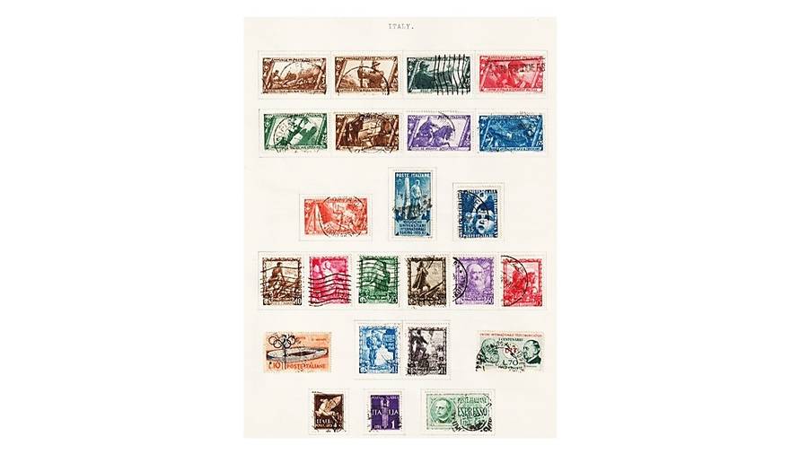 Italy and Colonies 6 page selection