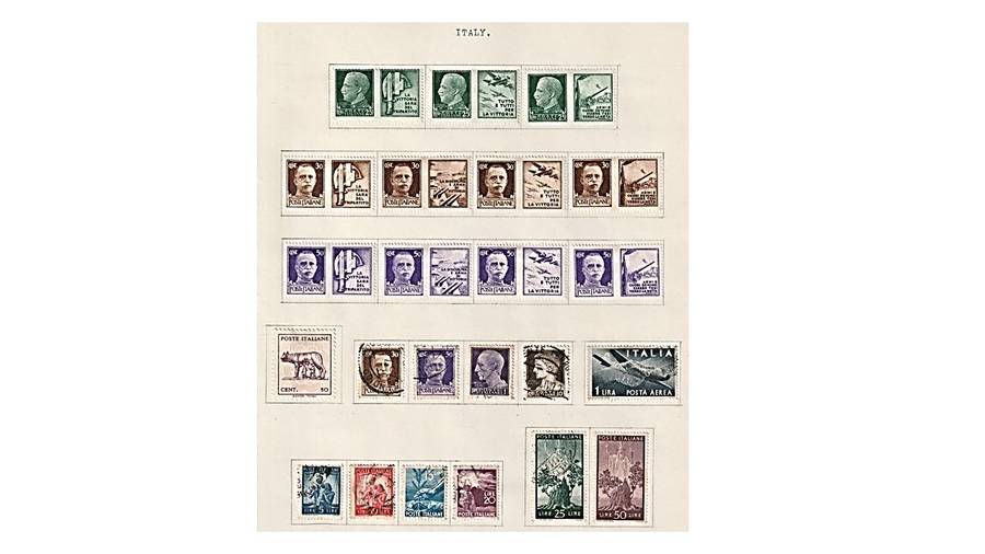 Italy and Colonies 6 page selection