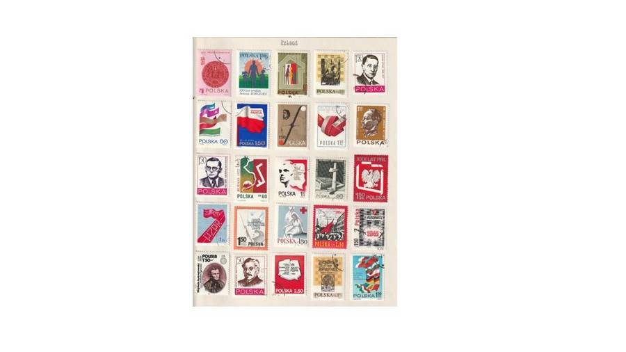Poland 5 Page selection of used stamps