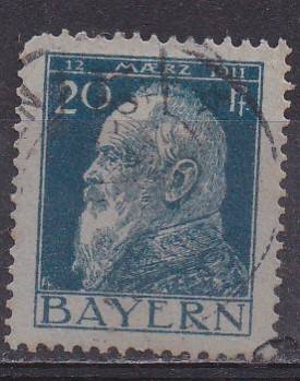 Germany 1914-20 Bavaria King Ludwig iii 20pf FU