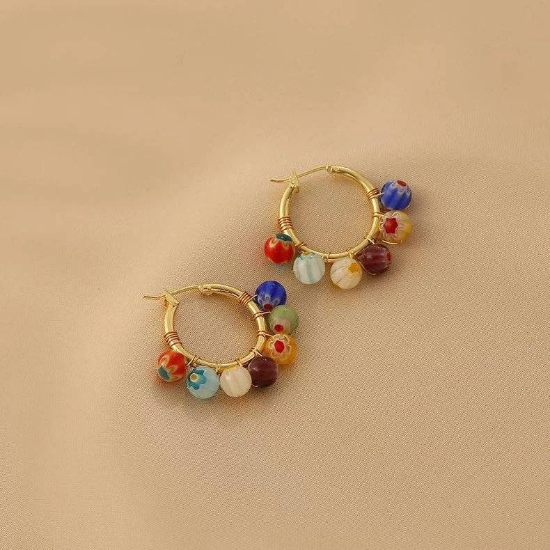 Contrast Candy Earrings
