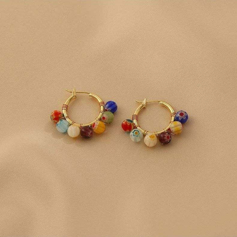 Contrast Candy Earrings