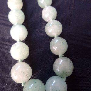 Green Aventurine Gemstone Beaded Necklace