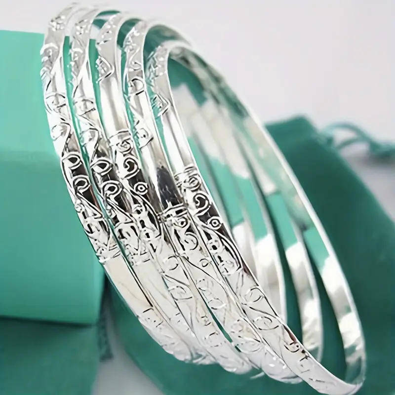Silver Plated Bangles