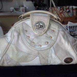 White Leather Hand Bag