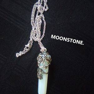 Opalite / Moonstone Gemstone Pendant Necklace