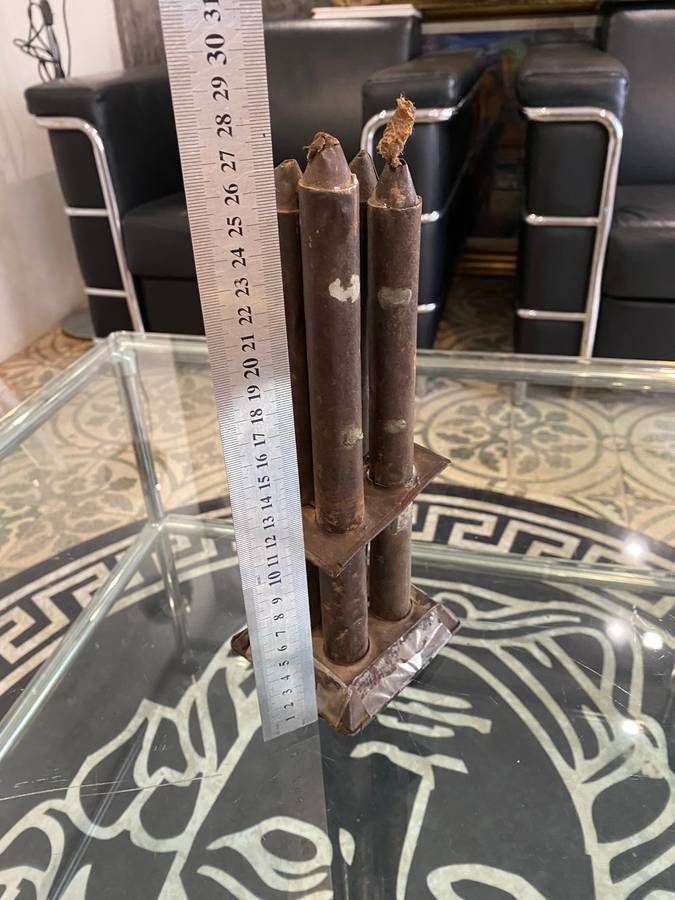 Antique Metal Candles