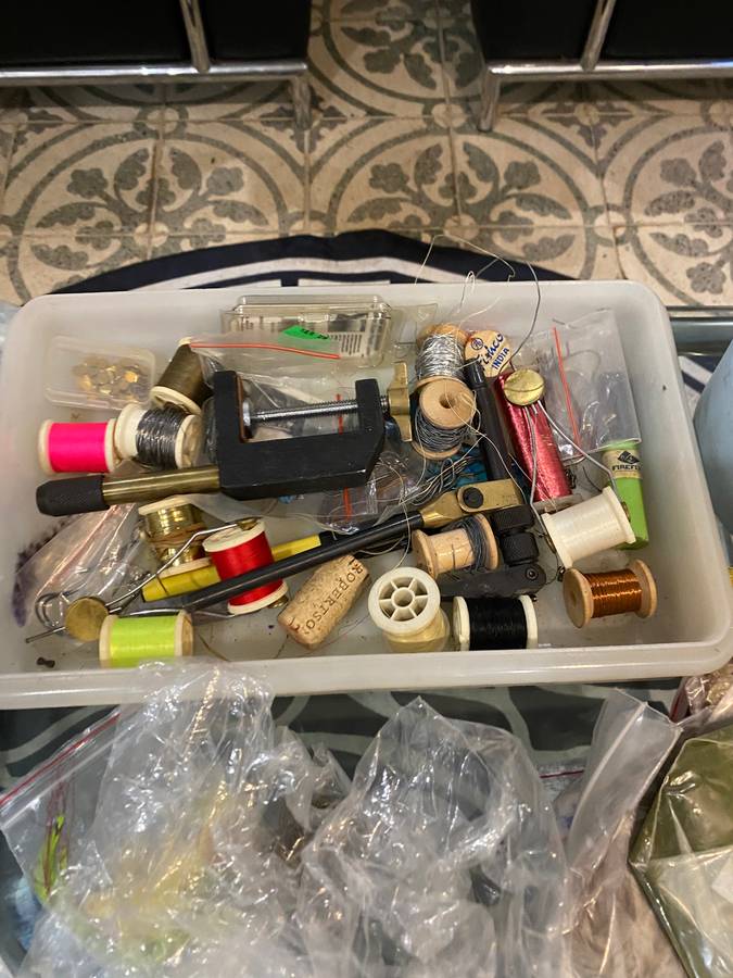 Large collection of fly fishing stuff