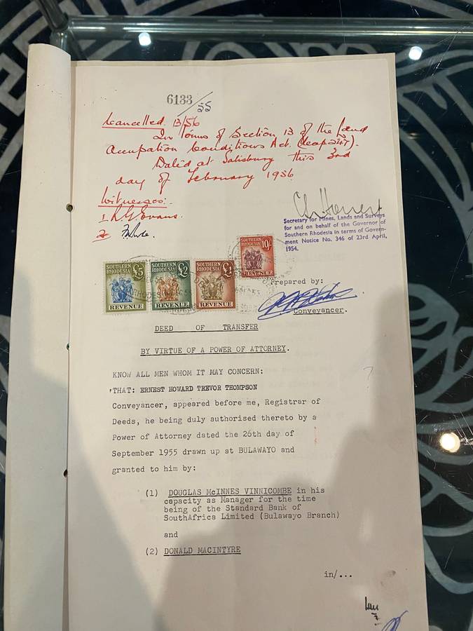 Southern Rhodesia Stamps - £5, £2, £1, 10s - Bid for all