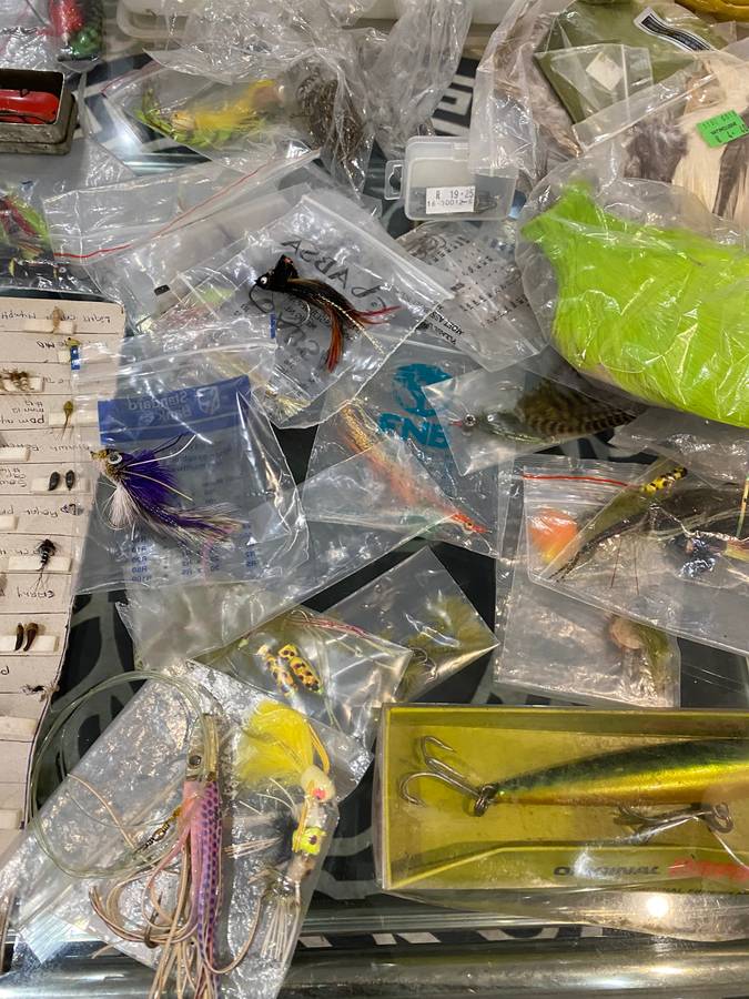 Large collection of fly fishing stuff