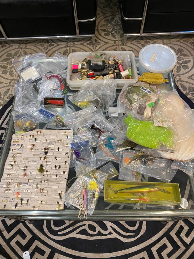 Large collection of fly fishing stuff