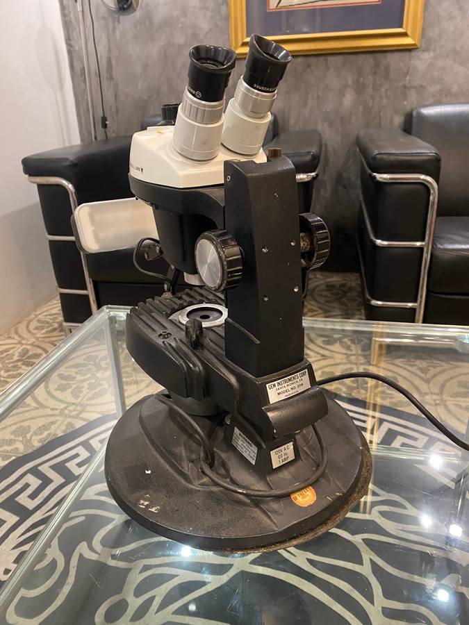 Bausch & Lomb Mark V gemolite microscope