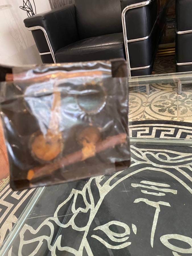 Antique Metal Candles