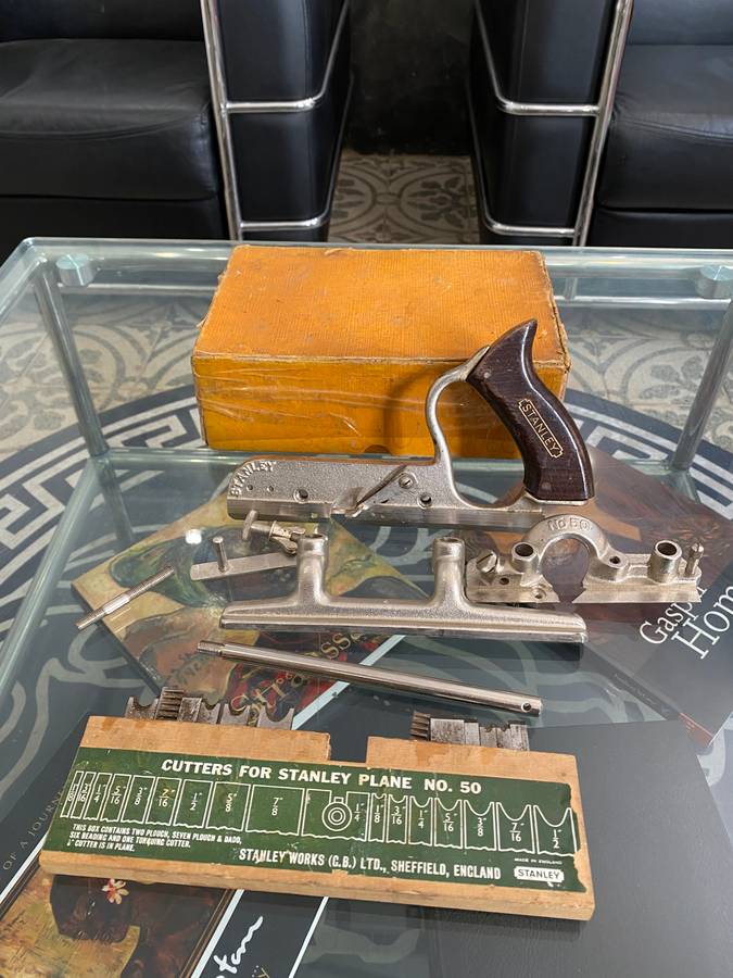 Stanley combination plane no50 as seen on pictures not complete in box !!!!!