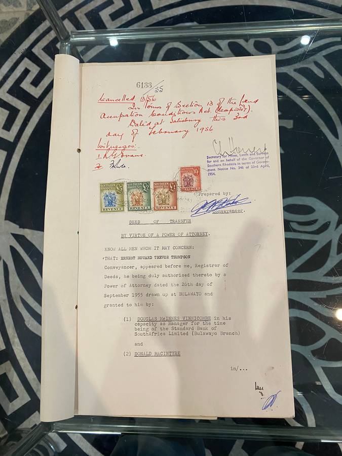 Southern Rhodesia Stamps - £5, £2, £1, 10s - Bid for all