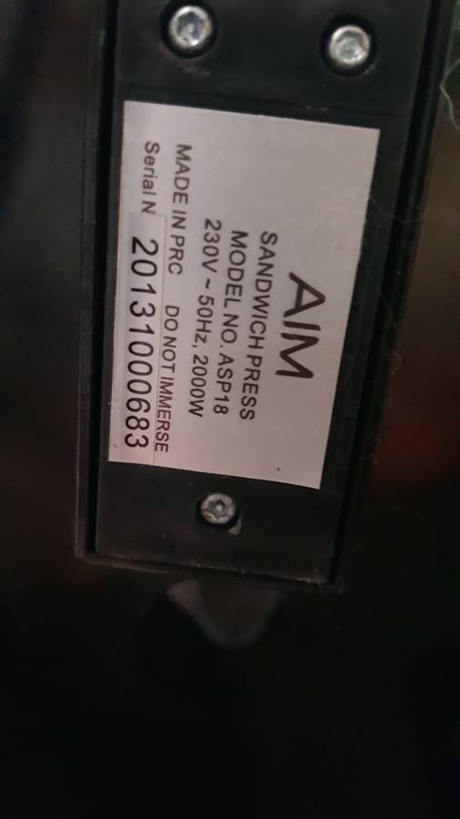 Safeway Sandwich Maker & Aim Sandwich Press & Mellerware Popcorn Maker