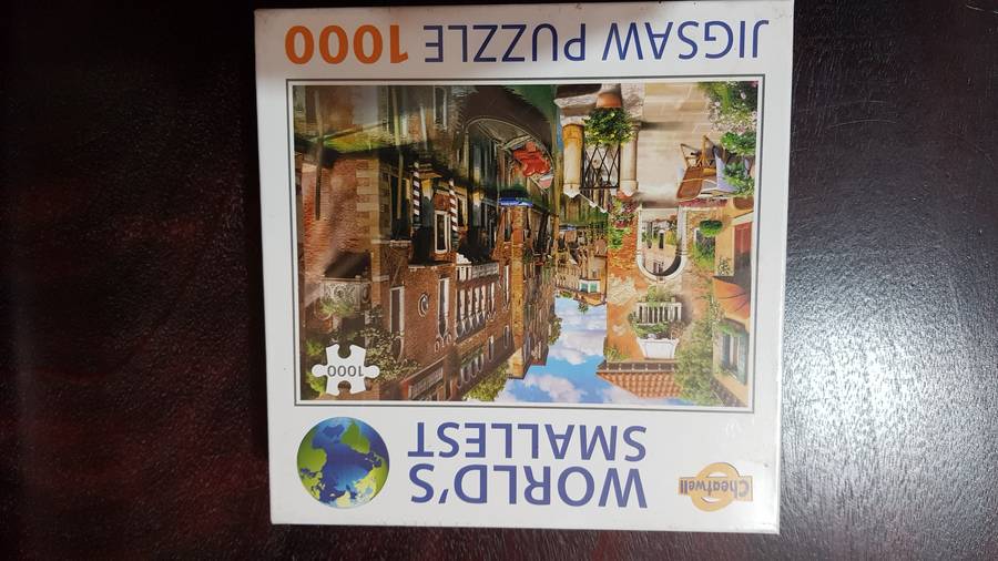 5 x 1,000 Piece World's Smallest Jigsaw Puzzles - Brand: Cheatwell