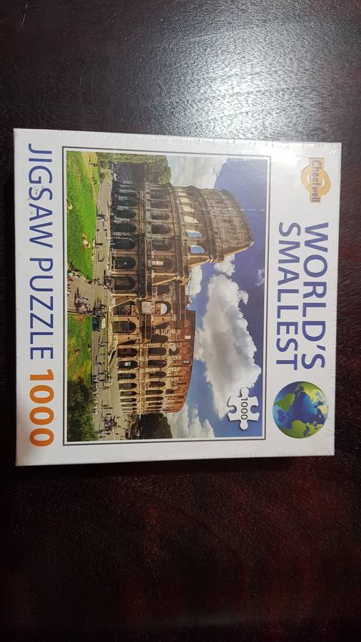 5 x 1,000 Piece World's Smallest Jigsaw Puzzles - Brand: Cheatwell