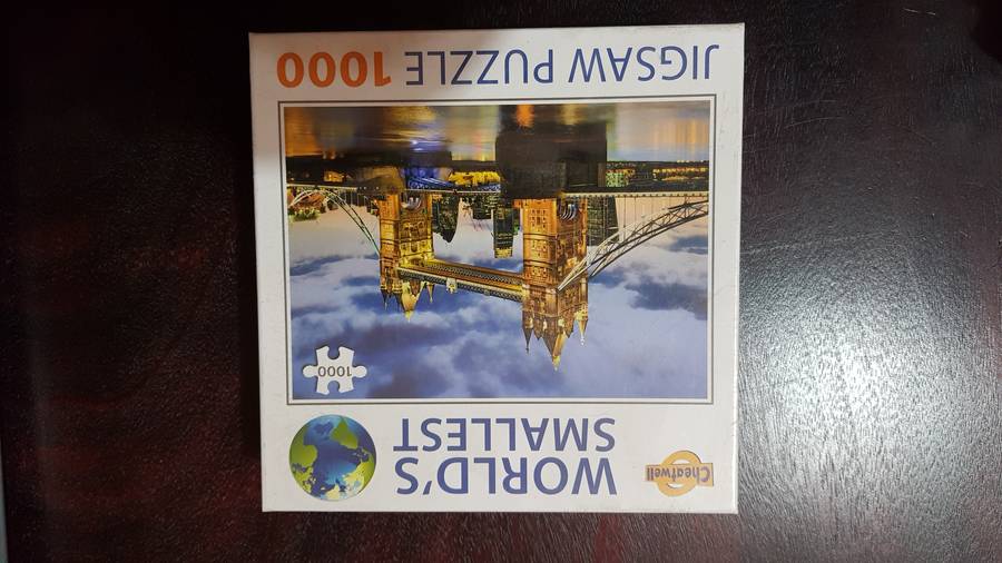 5 x 1,000 Piece World's Smallest Jigsaw Puzzles - Brand: Cheatwell