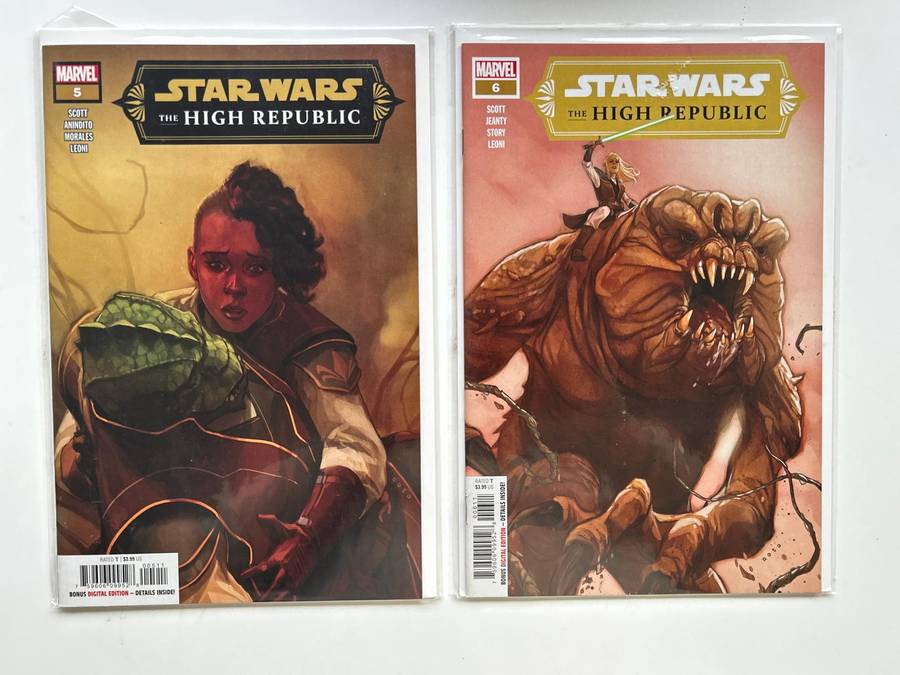 Star Wars High Republic No 1 - 7 Jan- Jul 2021. Lot of 7 all Near Mint