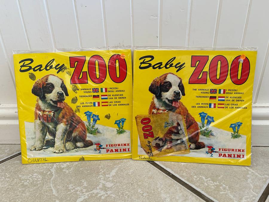 Two x 1976 BABY ZOO albums by Panini Italy