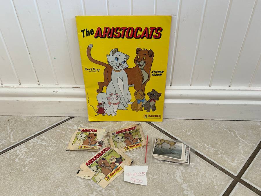 Walt Disney THE ARISTOCATS sticker album Panini Italy