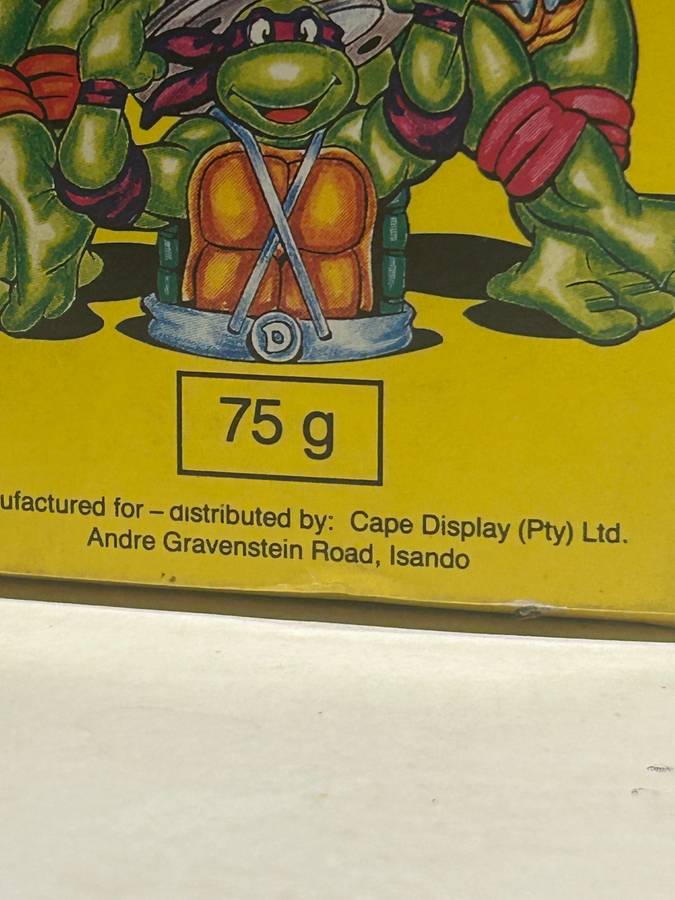 Original vintage 1990 TEENAGE MUTANTj NINJA TURTLES Donatello SOAP BAR