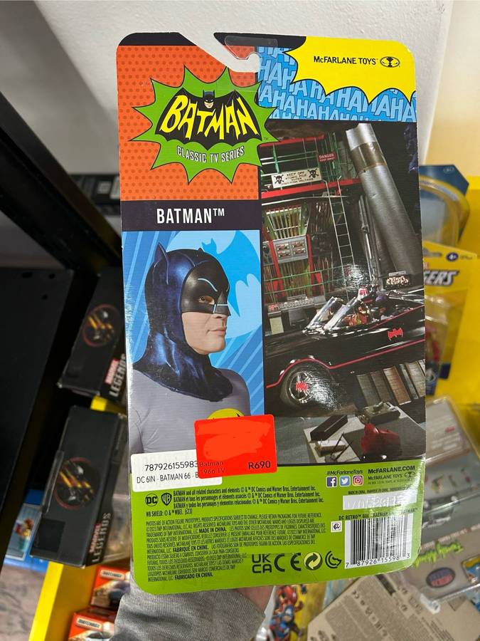 Mcfarlane 6 inch BATMAN Classic 1960s Adam West Action Figure