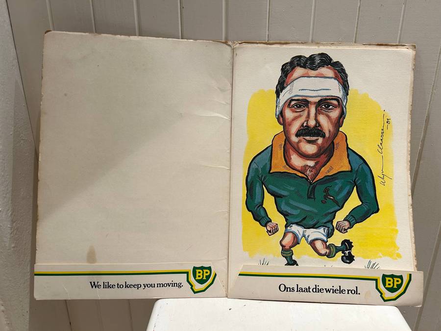 BP petrol stations release 1981 RUGBY SPRINGBOKS squad series