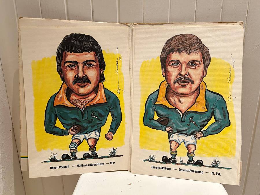 BP petrol stations release 1981 RUGBY SPRINGBOKS squad series