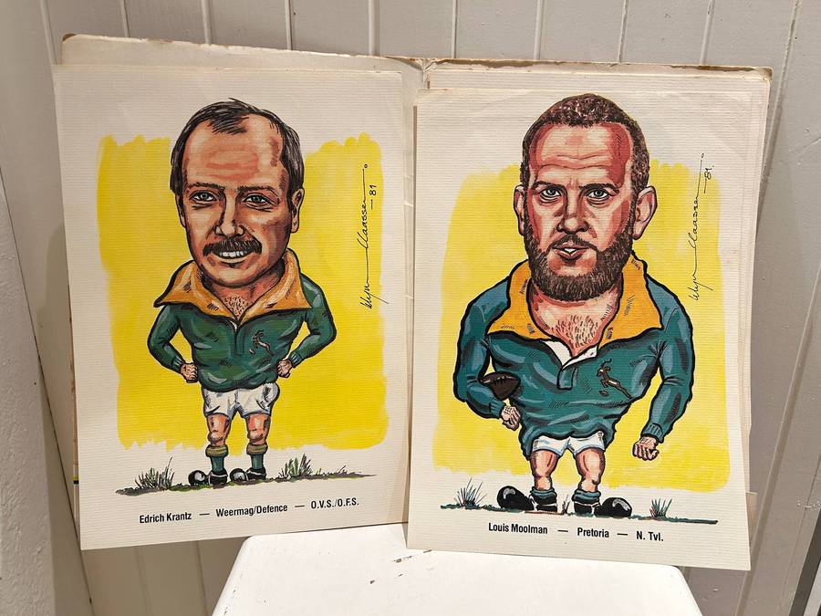 BP petrol stations release 1981 RUGBY SPRINGBOKS squad series