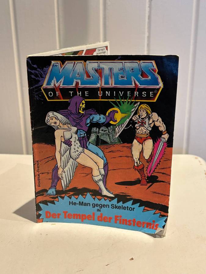Mini Comic MOTU He-Man EUROPEAN version 1983