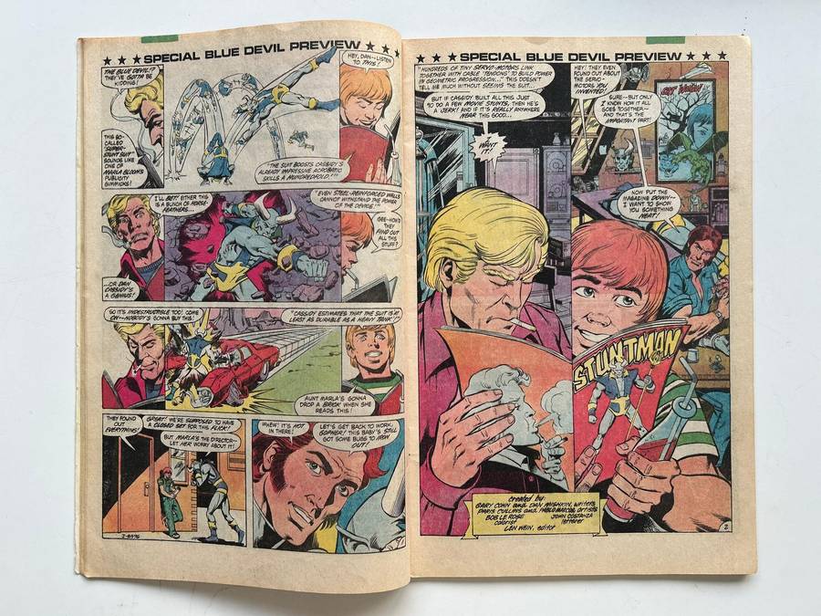 1st Appearance of the BLUE DEVIL in Firestorm Vol 2 No 24 June 1984
