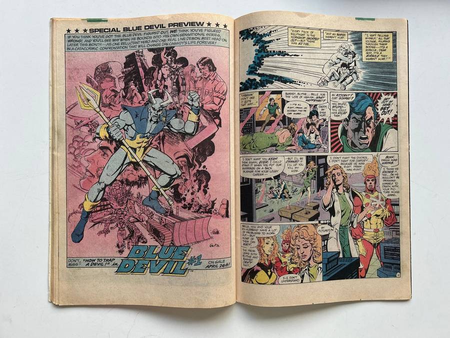 1st Appearance of the BLUE DEVIL in Firestorm Vol 2 No 24 June 1984