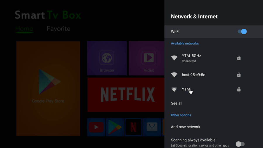 Android 15 Tv98 S905 Tv Box with Wi-Fi