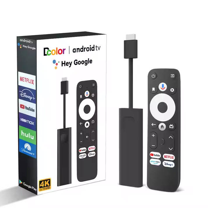 D Color GD1 Android 14 Google TVOS Netflix Disney Certified Google TV Supports 2GB 16GB & 4K