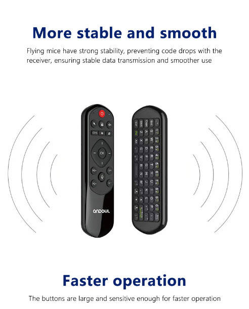 Q-K200 Smart universal wireless Remote with Keyboard TV, Tv Box