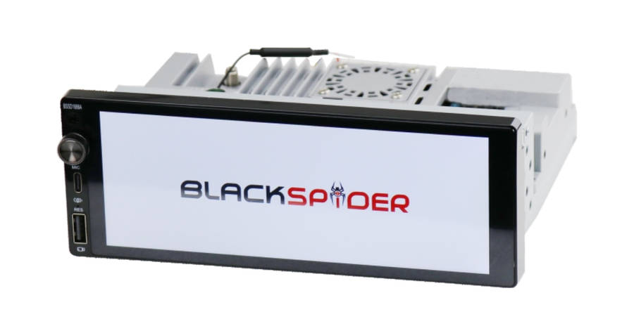 BlackSpider BSDD1686A 1Din Android 6.86'' with Wireless Apple CarPlay Android Auto Radio