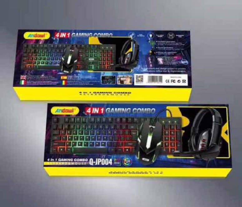 4 in 1 Keybord, Mouse, Headphones Gaming Kit