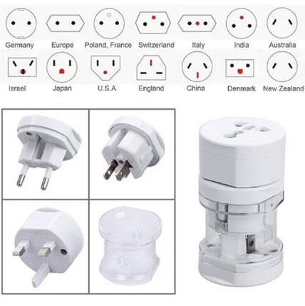 Andwol Luggage Travel Mini NT Univesal Travel Adaptor UK, USA, AUS, EURO