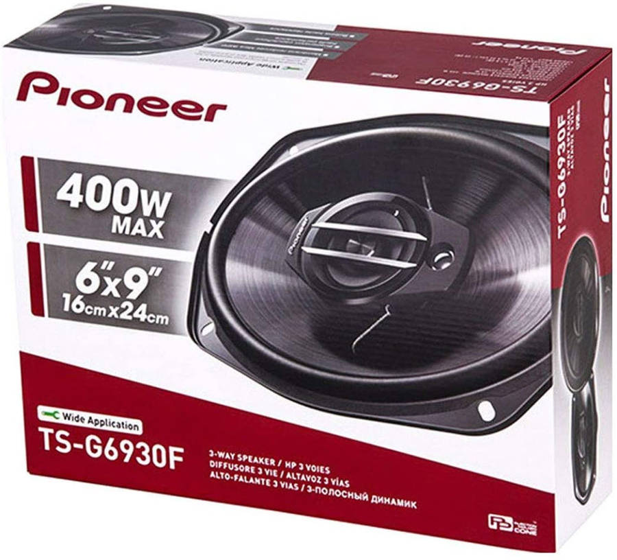 Pioneer TS-G6930F 6×9 400W 3-Way Set of Speakers