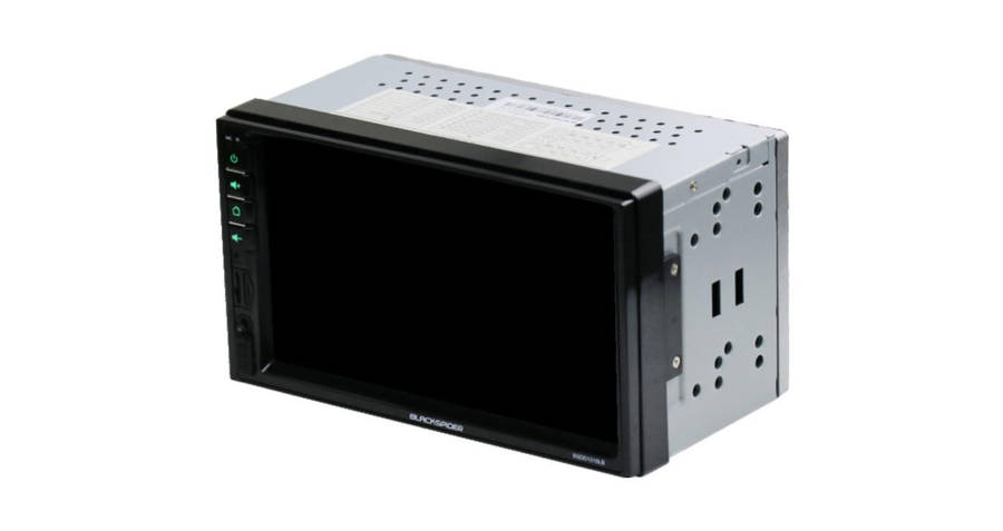 BlackSpider BSDD1310LB 2Din Bluetooth Wired Apple Carplay Android Auto Radio