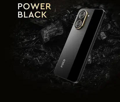 Brand New Power Black Xiaomi Poco C71 Android 15 128GB +128 Mobile Phone 120hz Screen Global Version