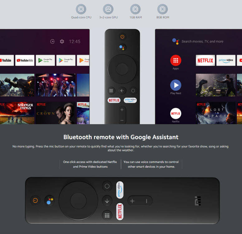 2025 Gen 2 Xiaomi Mi TV Stick 4K Dolby Digital Chromecast & Google Assist WIFI 6