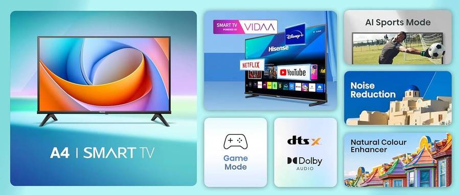 Hisense 40 Inch Full HD QLED VIDAA Smart TV