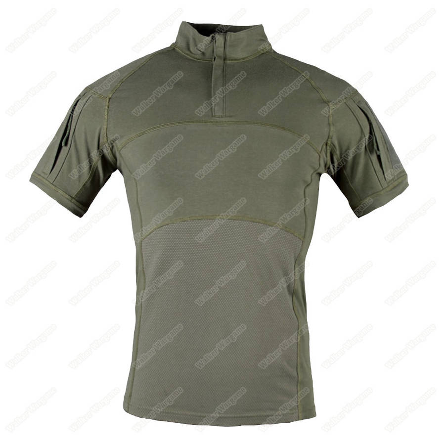 Tactical Short Sleeve Combat Shirt - OD Green Size XL