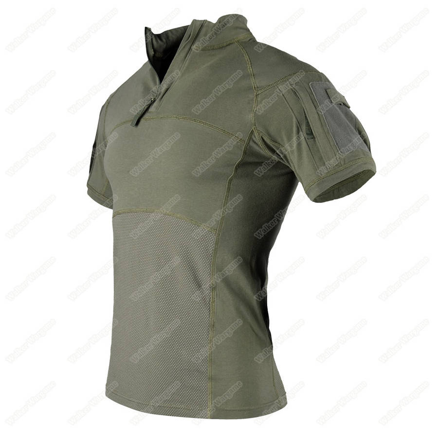 Tactical Short Sleeve Combat Shirt - OD Green Size XL