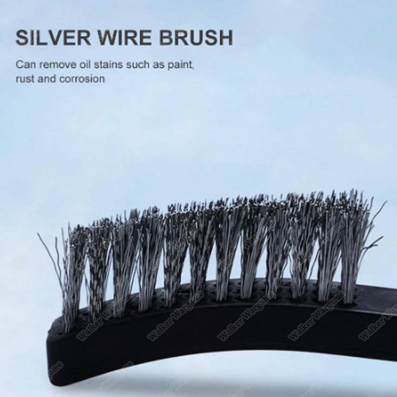 Firearm Airsoft Cleaning Brush Tools Kit Set Deluxe - With Case and metal Picks