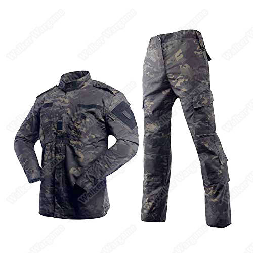 BDU Battle Dress Uniform Full Set - Special Force Multicam Black size M