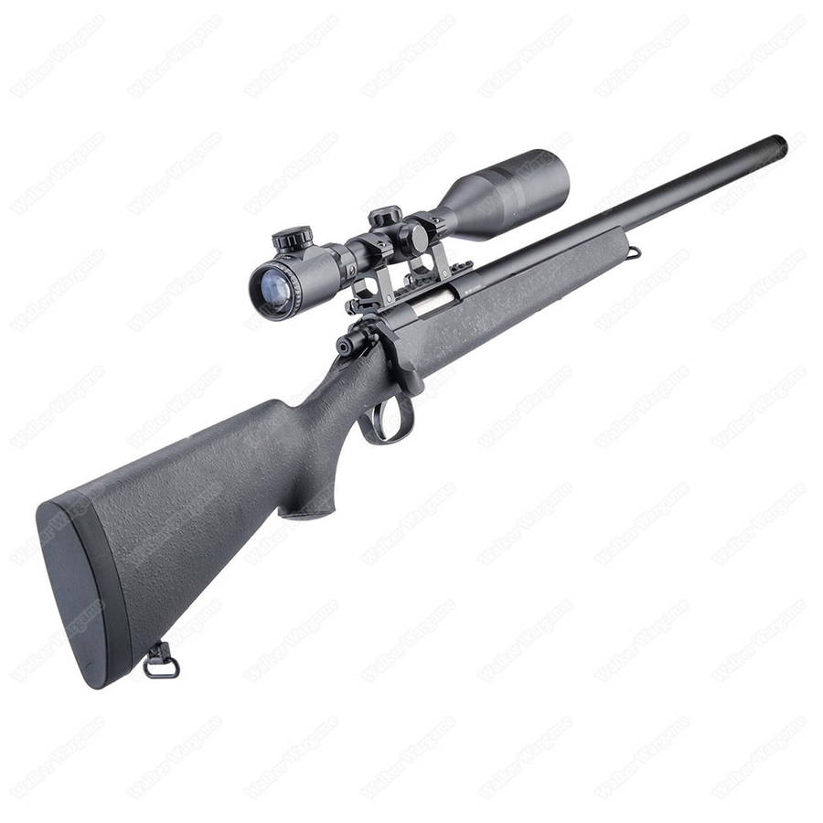Double Bell 201A VSR Precision Airsoft Bolt Action Sniper Rifle Black